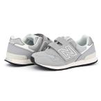 ショッピングニューバランス キッズ ニューバランス new balance キッズ ジュニア スニーカー PO313 TA2 グレー 幅広 ゆったり ワイド 運動靴 子供靴 男の子 女の子 マジックテープ ベルクロ 歩き