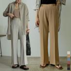 スラックス レディース センタープレスパンツ イージーパンツ ストレッチパンツ 通勤 オフィスカジュアル 低身長向け 高身長向け