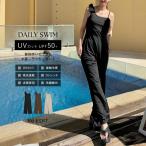 ラッシュガード レディース オールインワン 水着 レジャー プール 紫外線対策 UV対策 UPF50+ 低身長 高身長 2025春夏 返品交換不可