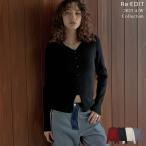 ショッピングリエディ トップス セーター ポロカラー ポロニット 襟付き レイヤード 4色 M/L レディース オフィスカジュアル 通勤 2025秋冬