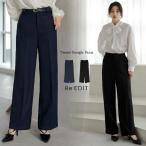 卒業式 母 服装 セレモニー パンツ スラックス レディース 2色 M/L ツイード セットアップ対応 ベルトループ付き ポケット付き オケージョン 春夏