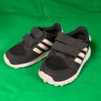  Adidas adidas спортивные туфли Ortholite текстильная застёжка Kids baby 12 см чёрный черный 