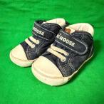  Miki House mikihouse baby спортивные туфли Denim темно-синий текстильная застёжка 13 см - 1