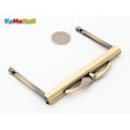 2322【格安/B〜C級品】がま口 浮足口金 10.5cm アンティークゴールド 差し込みタイプ 手芸/パーツ/金具/浮足/口金