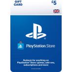 【UK版】PlayStation NETWORK CARD £5 / プレイステーション ネットワークカード 5ポンド