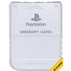 PS 純正メモリーカード （ライトグレー） 初期化済【中古】プレステ プレイステーション