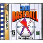 【SS】3Dベースボール ザ メジャー 帯付き【中古】セガサターン