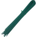 トラスコ中山(株) TRUSCO 錆びに強いU字被覆結束線 緑色 450mm 約210g TUAW-450-GN 1束