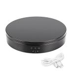 ターンテーブル フィギュア回転台 360度電動回転 高速低速切替え 方向角度が調整可能 展示用 撮影用 低消費電力 耐荷重5KG 195mm直径 (〓 )