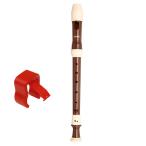 アウロス ジャーマン式 ソプラノリコーダー 消音器ソルディネッラセット AULOS 104A(G) + Sordinella