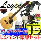 数量限定!! アコースティックギター 初心者 セット Legend レジェンド 15点セット FG-15 N Natural ナチュラル アコギ