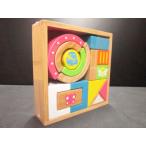 今だけ処分特価 Edute（音の鳴る積み木/15ピース）対象年齢：10ヶ月〜/ SOUNDブロックス / エデュテの天然木のおもちゃ 木箱入りつみき　LA-002