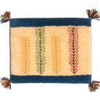 ペルシャ絨毯ギャベ　マット　約41×52 ｃｍ　ミニマット　手織り絨毯　ギャッベ　