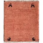 ペルシャ絨毯ギャベ　マット　約47×55 ｃｍ　ミニマット　手織り絨毯　ギャッベ　