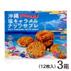  Okinawa соль карамель орехи соболь 12 листов входит ×3 коробка / Okinawa . земля производство сладости снег соль использование 