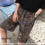 ショートパンツ ハーフパンツ ヒョウ柄 レオパード柄 メンズ レディース ユニセックス