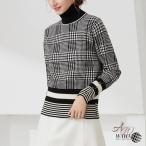  Golf одежда женский вязаный одежда для гольфа tops свитер тысяч птица .. окантовка одежда для гольфа трехцветный линия с высоким воротником теплый 