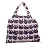 Yahoo! Yahoo!ショッピング(ヤフー ショッピング)2WAYエコバッグ ミミココモモ DESIGNERS JAPAN 猫顔柄