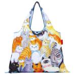 Yahoo! Yahoo!ショッピング(ヤフー ショッピング)2WAYエコバッグ ねこちゃん、ねこちゃん DESIGNERS JAPAN 猫柄
