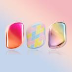 コンパクトヘアブラシ ミニブラシ ヘアブラシ くし カバー付き サラサラ  持ち運び 持ち歩き ツヤツヤ ヘアケア タングルティーザー ヘアブラシ さらツヤ