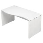 デスク AF-147NH-L Garage ホワイトおしゃれなデスク パソコンデスク AF 波形タイプ 1400