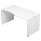 デスク AF-147NH-R  Garage ホワイトおしゃれなデスク パソコンデスク AF 波形タイプ 1400