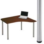 Garage デスク 高級 オフィス おしゃれなデスク 平机 D2 D2-E-ST マホガニー 左太タイプ 送料無料