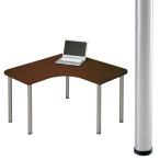 次回6/15頃入荷 Garage デスク 高級 オフィス おしゃれなデスク 平机 D2 D2-L-ST マホガニー 送料無料