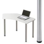 Garage デスク 高級 オフィス おしゃれなデスク 平机 D2 D2-C-ST ホワイト 送料無料