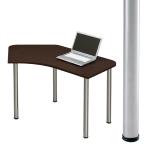 Garage デスク 高級 オフィス おしゃれなデスク 平机 D2 D2-C-ST マホガニー 送料無料