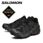 サロモン スピードクロス ゴアテックス トレイルランニングシューズ SALOMON SPEEDCROSS 6 GORE-TEX Black / Black / Phantom L41738600