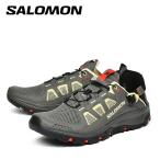 サロモン テックアンフィビアン ウォーターシューズ サンダル SALOMON TECHAMPHIBIAN 5 Pewter/Moth/Fiery Red L47114900