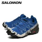 サロモン スピードクロス ゴアテックス 防水 SALOMON SPEEDCROSS 6 GORE-TEX Poseidon/Black/Lunar Rock L47764900