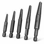 潰れたネジ抜き 最大18mmまで対応 逆タップ 5本セット スクリューエキストラクター 5〜18mm T834