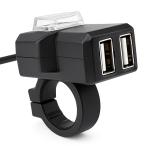 バイク用スマホンUSB充電 2.1A 防水仕様 12V仕様 バイク専用電源 YZH010