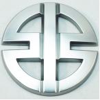 カワサキ 純正 リバーマーク エンブレム 川崎重工 KAWASAKI ステッカー シール 立体エンブレム