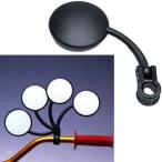 TAKATSU タカツ 1729 1730 トライアルミラー ブラック ハンドルクランプミラー φ82.5mm CLUB Green Thumb