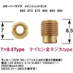 POSH Faith 712314-10 6オーバーサイズ メインジェットセット ケイヒン 全ネジ大 KEIHIN モンキー ゴリラ APE XR ポッシュフェイス 京浜