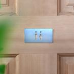  туалет автограф plate дверная табличка нержавеющая сталь автограф Toilet S простой модный клик post включение в покупку возможность 