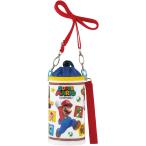 スーパーマリオ エナメル ペットボトル ホルダー 水筒 ケース カバー 保冷 巾着 子供 キッズ 行楽 遠足