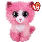 ビーニーブーズ ty 〔 リーガン 〕M ネコ ピンク 猫 ふわふわ 動物 ぬいぐるみ Beanie Boo's