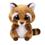 ビーニーブーズ ty 〔 ラスティー 〕M  茶色 アライグマ ふわふわ あらいぐま タヌキ ラスカル 動物 ぬいぐるみ Beanie Boo's
