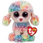 ビーニーブーズ ty 〔 レインボー 〕M プードル イヌ 犬 カラフル 動物 ぬいぐるみ Beanie Boo's