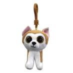 ビーニーブーズ ty 〔ロイ〕KC 日本限定 ぬいぐるみ 秋田犬 イヌ 茶 キークリップ キーホルダー