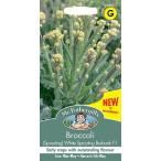  семена Mr.Fothergill's Seeds Broccoli (Sprouting) White Sprouting Burbank F1 брокколи белый * ростки * балка банк 
