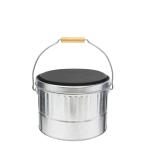 OBAKETSU オバケツ クッション付きスツール缶 シルバー  Sサイズ