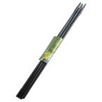 園芸用支柱 ネジ式連結で伸ばせるサポート支柱 60cm 6本 支柱クリップ 12個 FARM ファーム 選べる単品 セット ブラック