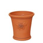 ウィッチフォード 植木鉢 ストレート サイド ヘレボーポット ウィズ パープル 直径26cmサイズ Whichford Pottery