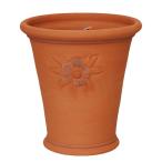 ウィッチフォード 植木鉢 ストレート サイド ヘレボーポット ウィズ パープル 直径37cmサイズ Whichford Pottery