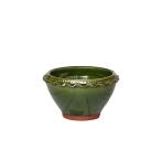 ウィッチフォード 植木鉢 グレイズド ローズボウル 直径18cmサイズ モス Whichford Pottery